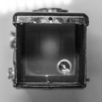 The Rolleiflex old standard - Top view with the Libelle - Finder