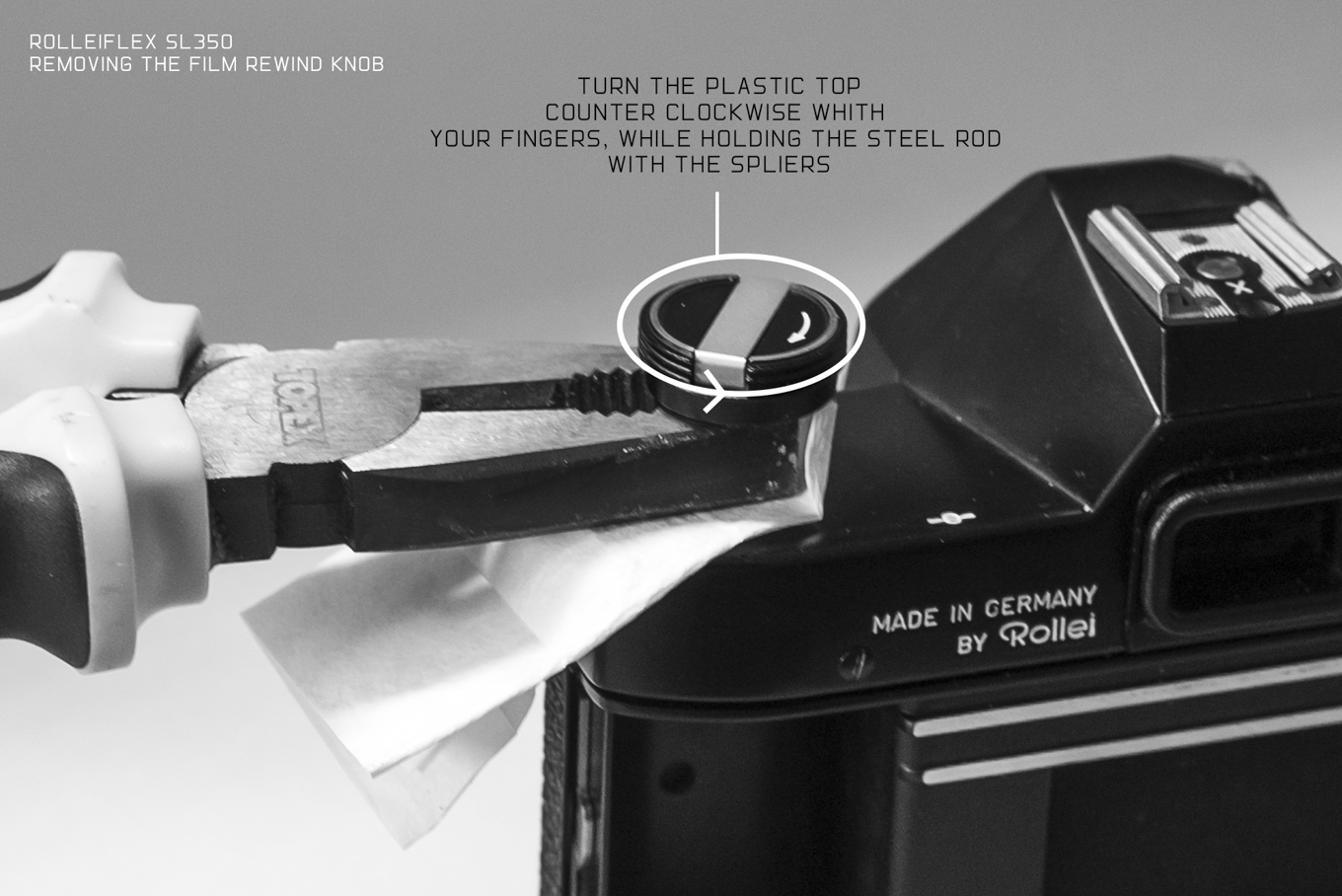 Rolleiflex SL 350 SL350 Ersatzteil Spare Part Blenden-Einsteller Aperture 6 